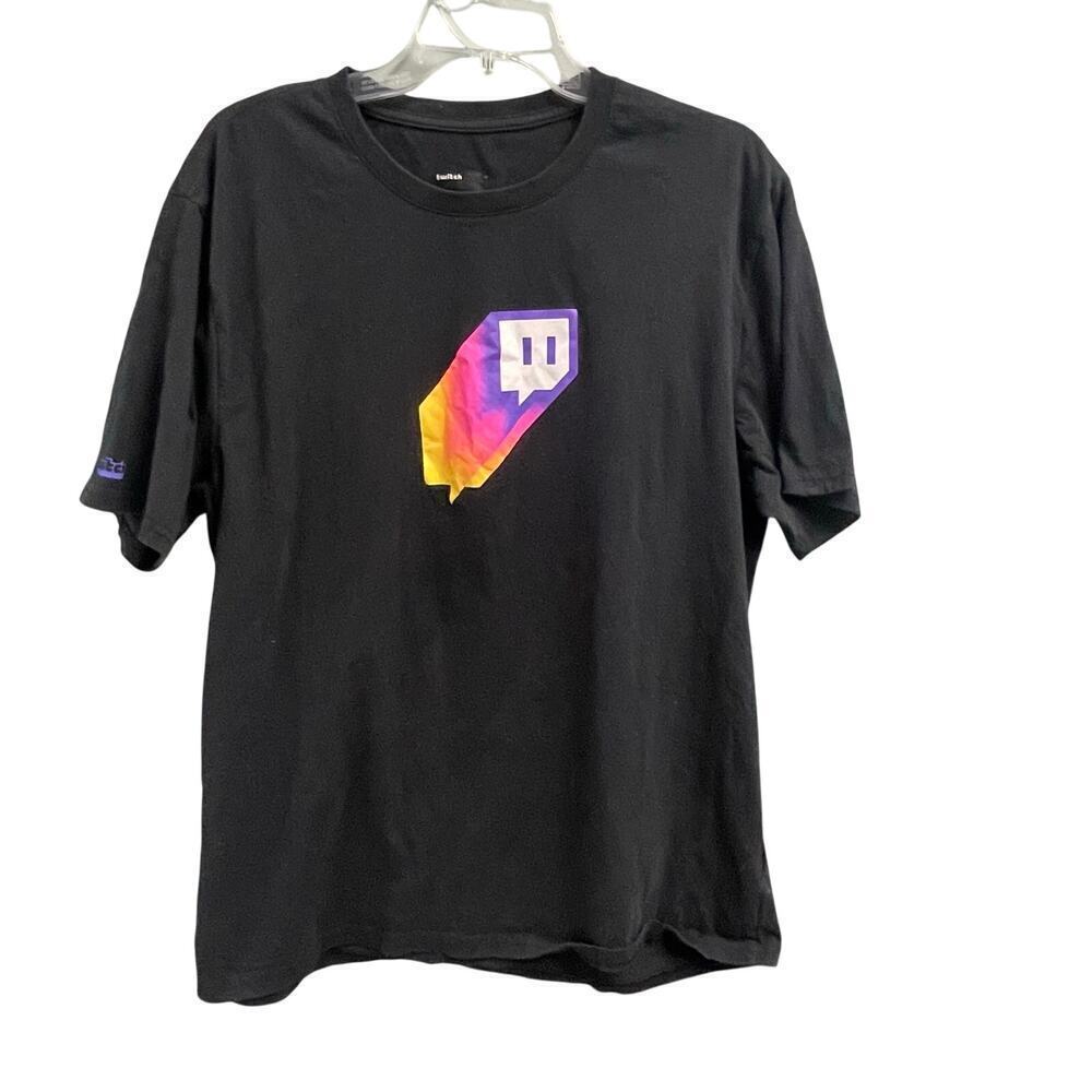Twitch Short Sleeve Graphic Tee Size 4X T-Shirt Men Women Unisex Streamer Gamer